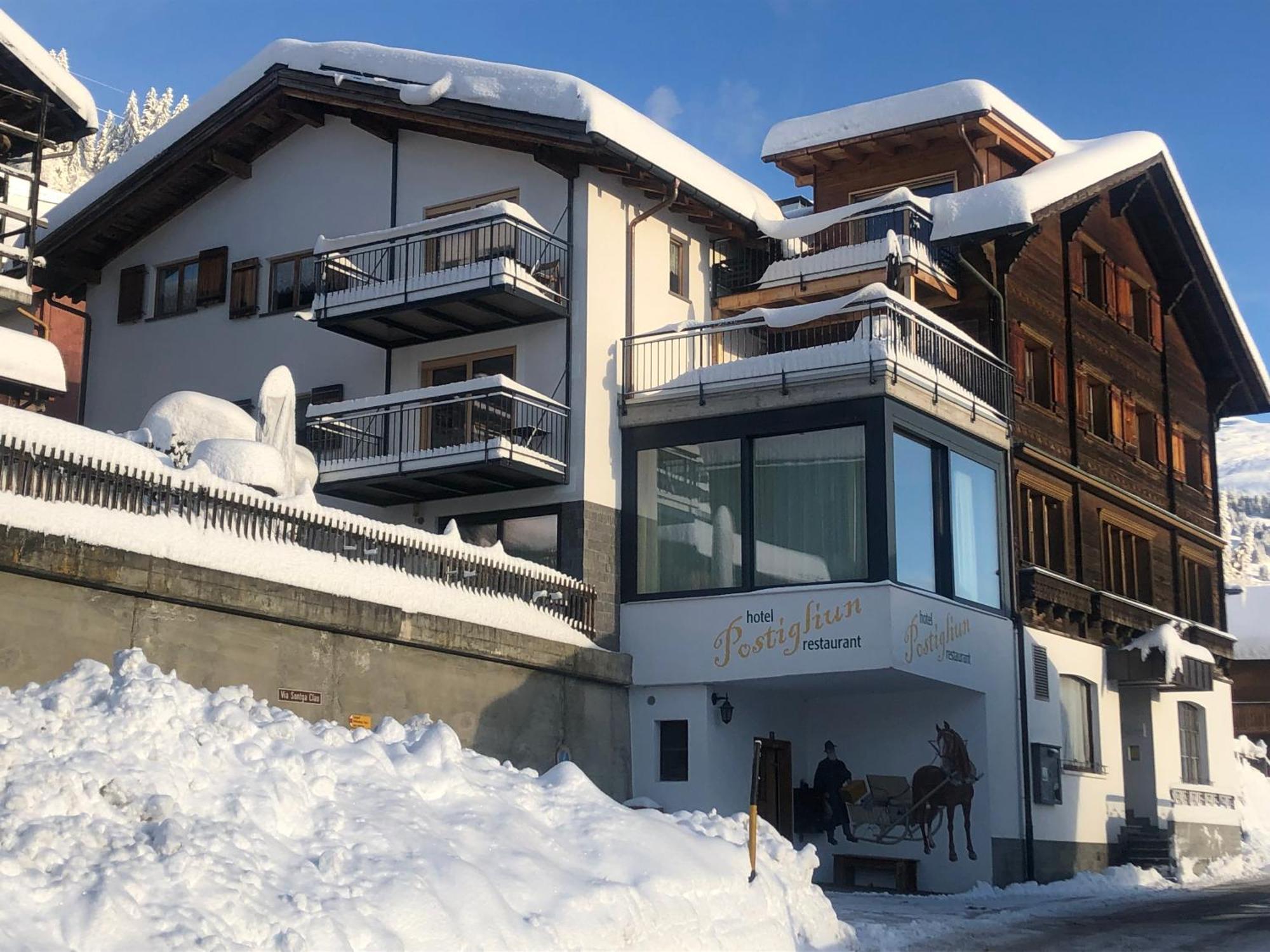 Hotel Garni Postigliun Andiast Andest Экстерьер фото